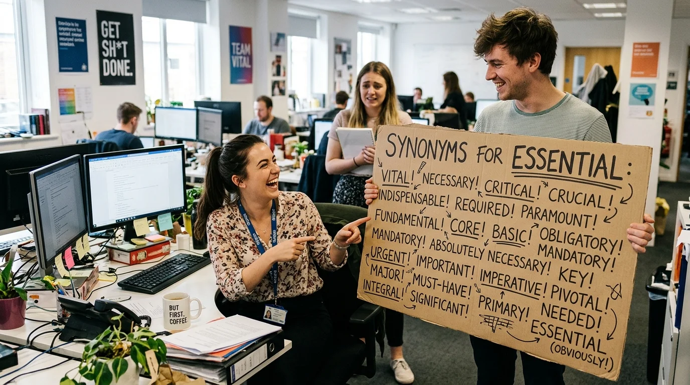 40+ synonyms for essential