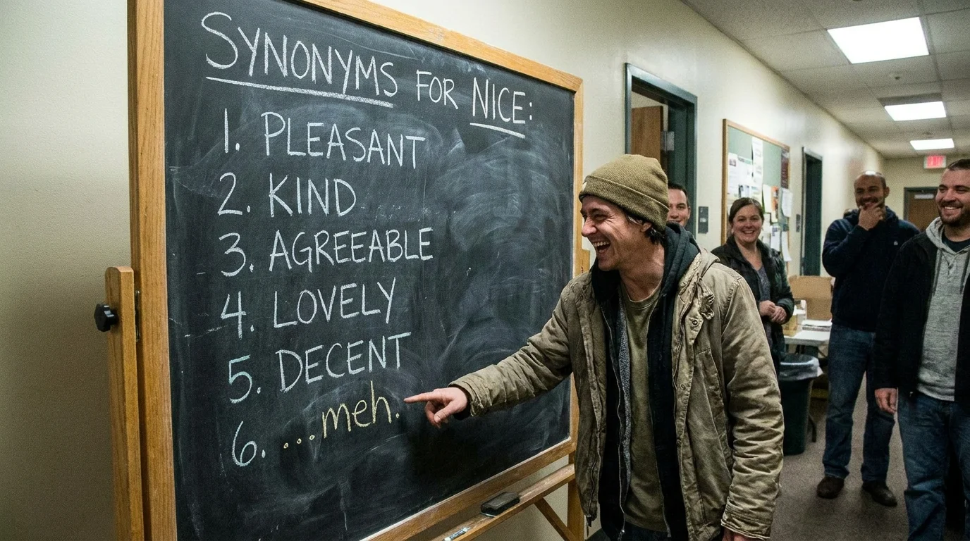 the closest synonyms for nice