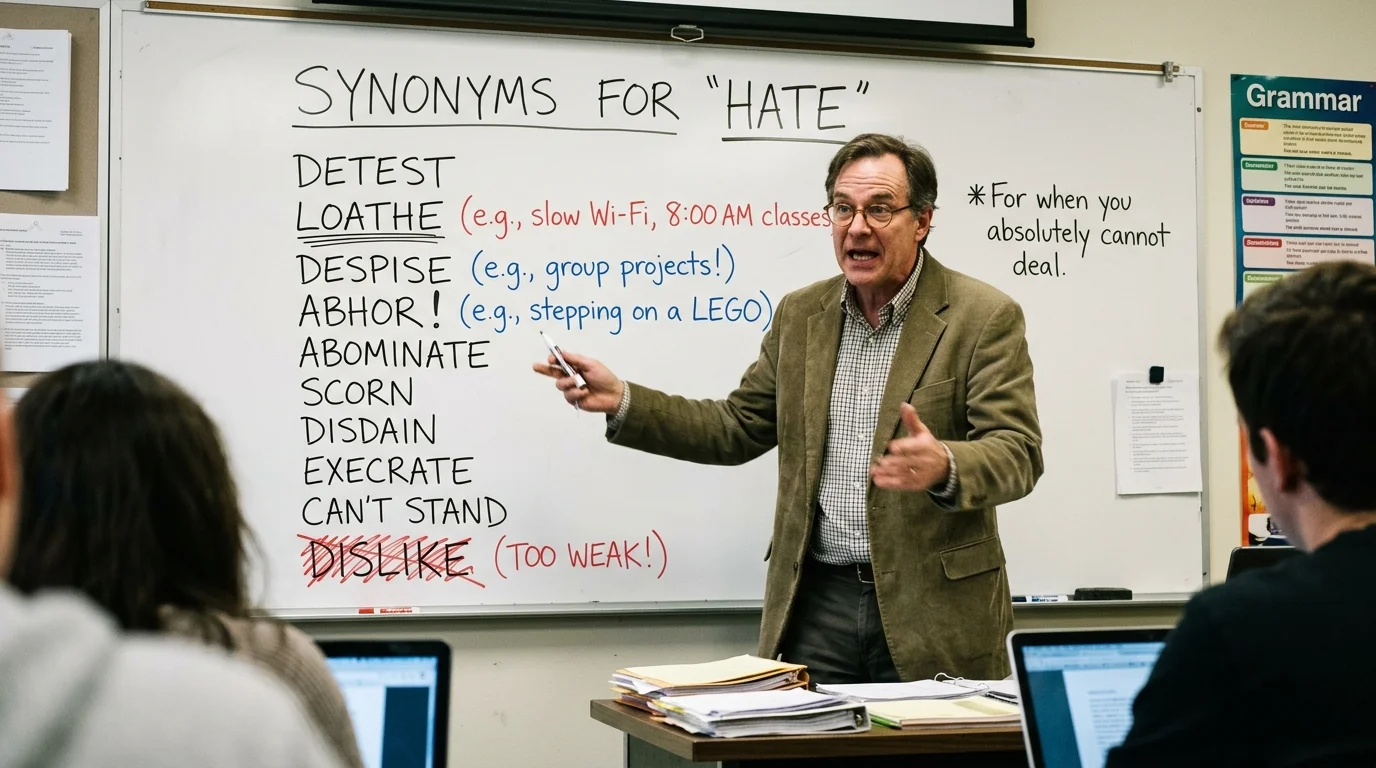 40+ synonyms for hate