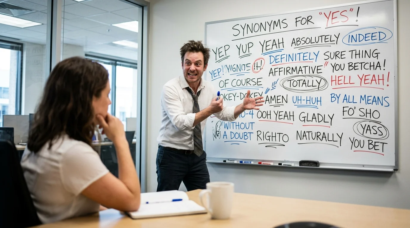 40+ synonyms for yes