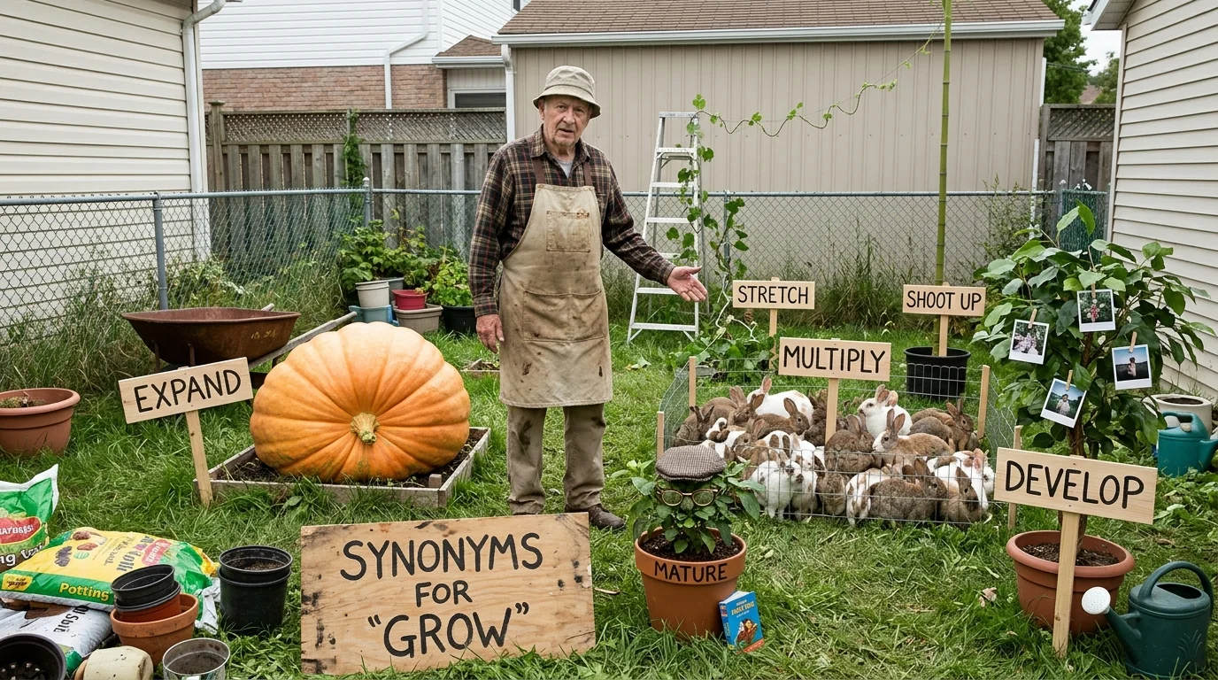 45+ synonyms for grow