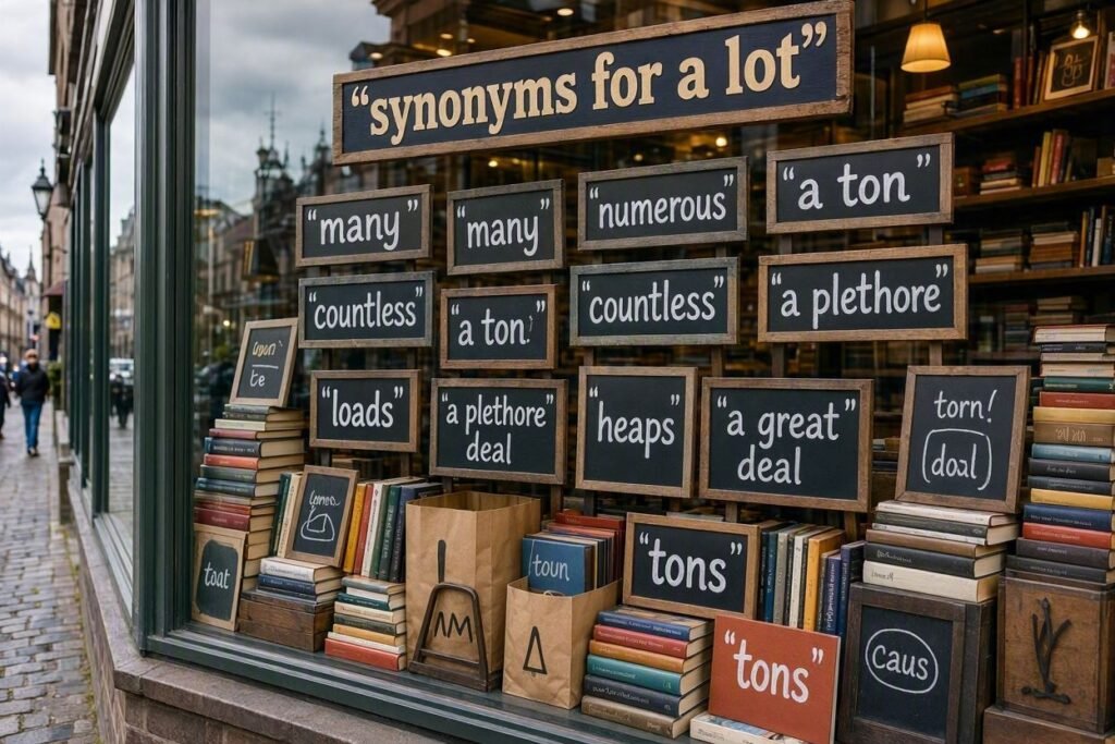 synonyms for a lot