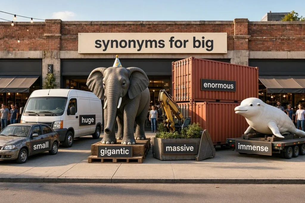synonyms for big