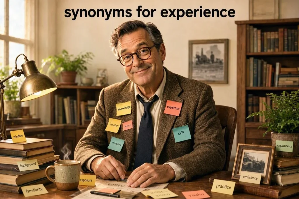 synonyms for experience