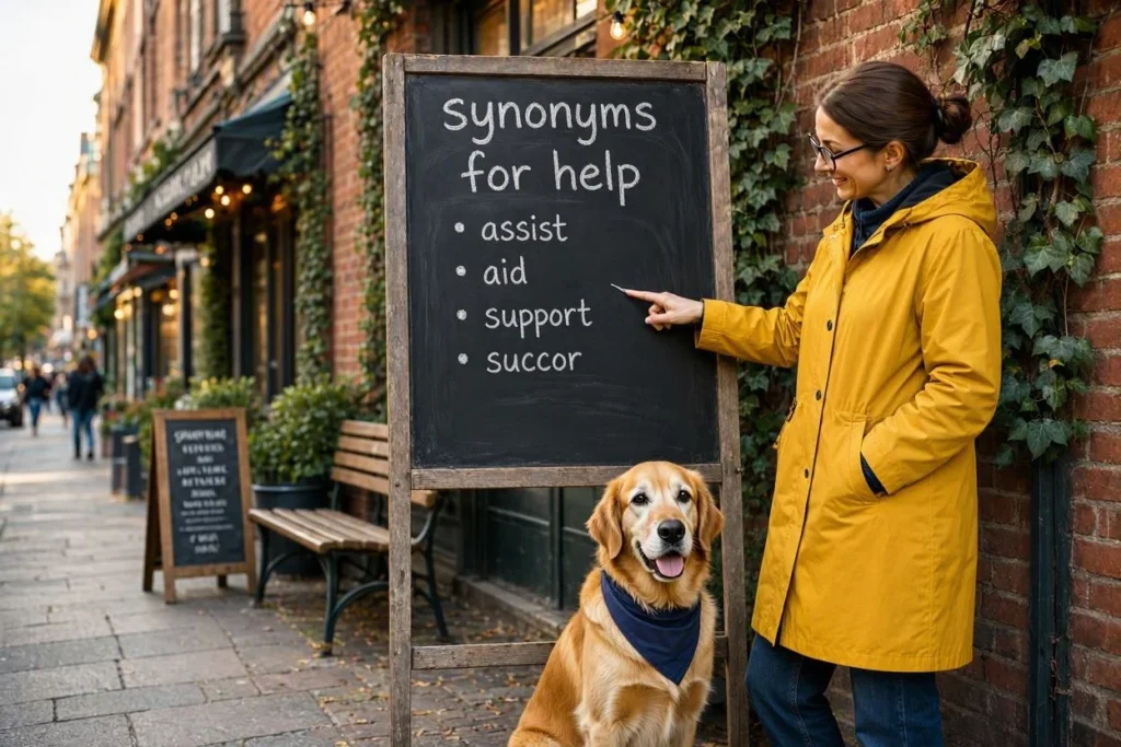 synonyms for help