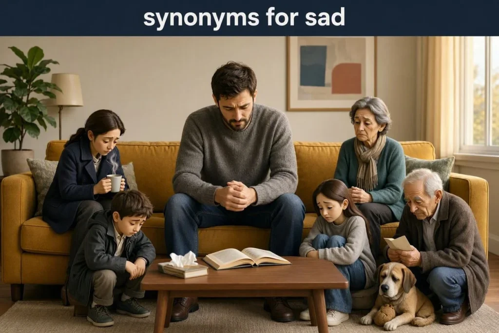 synonyms for sad