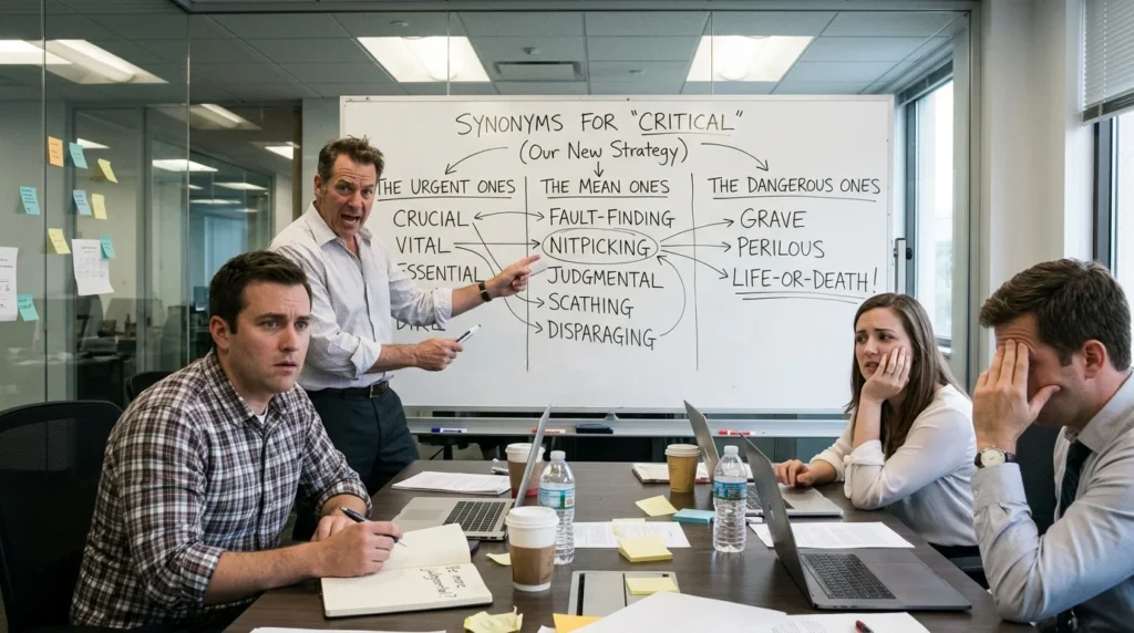 synonyms for critical