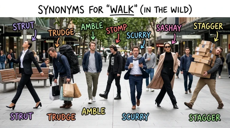 synonyms for walk