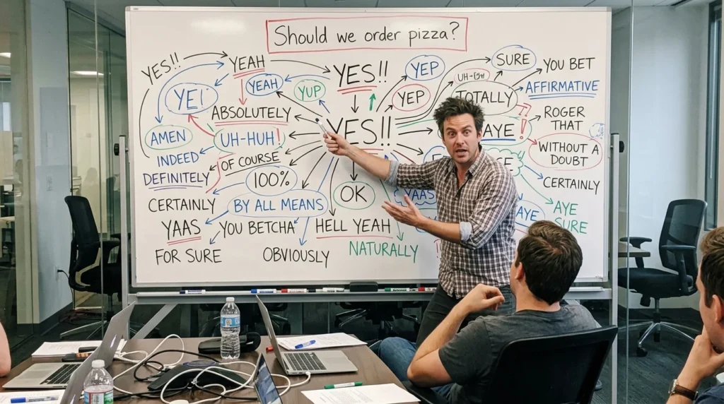 synonyms for yes